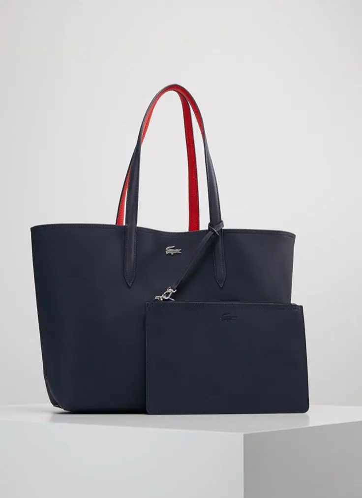 Lacoste - set cabas peacoat salsa