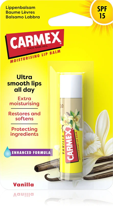 Carmex - baume à lèvres Vanilla 