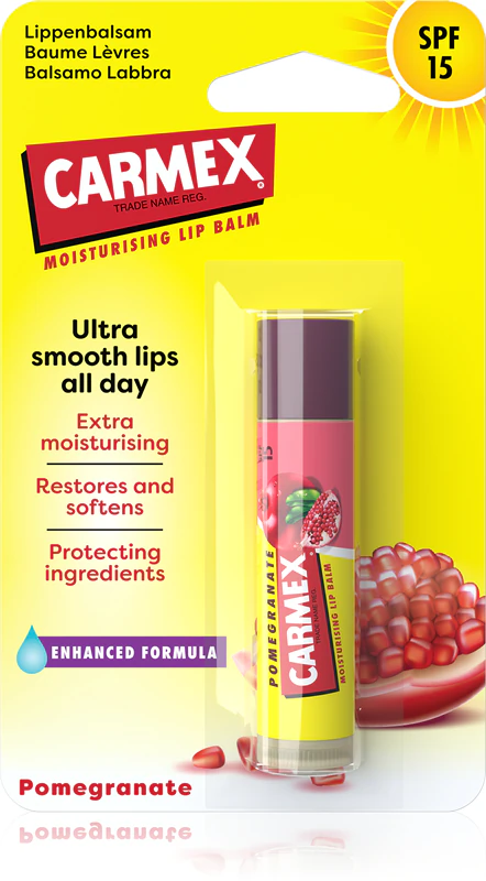 Carmex - baume à lèvres Pomegranate