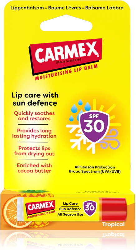 Carmex - baume à lèvres Tropical Sun Defense