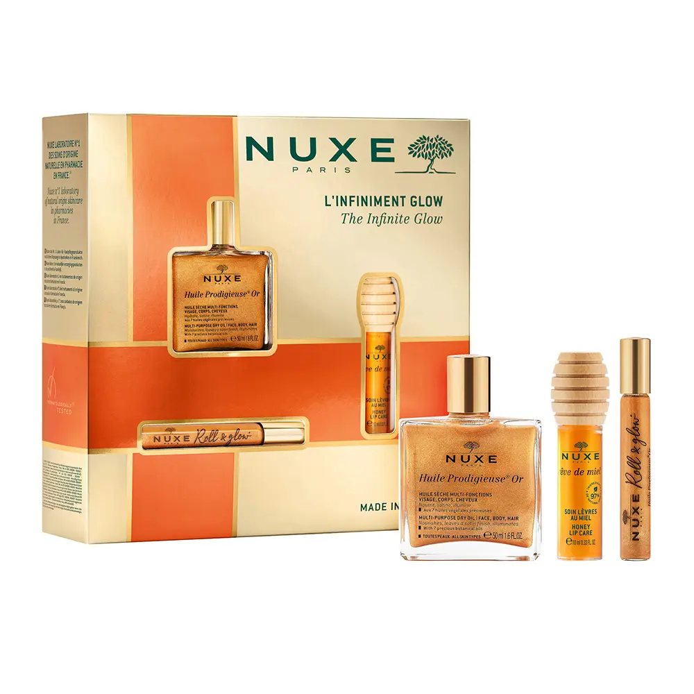 Nuxe - huile prodigieuse ou glow infinito coffret