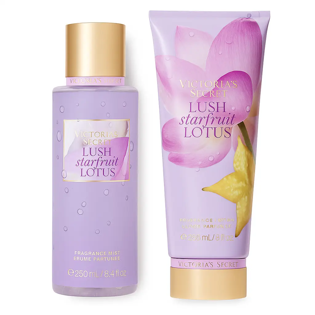 Victoria’s secret - brume et lait parfumés - Lush Starfruit Lotus